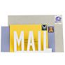 Creative Letter Design Mail Envelope Organizer Wall Hanging Magazine Rack Metal Desktop Mail Letter Holder