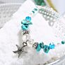 Creative Simple Beach Star Pendant Anklets Starfish Charm Ankle Bracelet Rice Bead Retro Anklet Foot Chain Jewelry