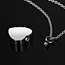 Cremation Jewelry Stainless Steel Urn Necklace Pet Ashes Souvenir Ashes Jewelry Cremation Urn with Filling Kit