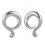 Customised Stainless Steel Twist Hooks Pvd Plating Ear Hanger Weights Ear Piercing Tunnels Stretcher