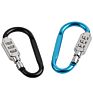Customized Micro Aluminum Key Ring Luxury Keychain Heavy Duty Carabiner Tactical