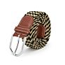 Customized Polyester Knitted Elastic Braided Men Rope Fabric Belt