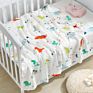 Customized Printing 70% Bamboo 30% Cotton Muslin Baby Swaddle Blanket Newborn Baby Muslin Swaddle