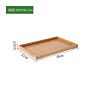 Customized Wooden Tea Food Personalized Serving Tstorage Bamboo Wood Tray