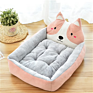 Cute Cartoon Pet Mattress Large Dog Bed Warm Soft Pet Mat Supplies Modern Pet Bed