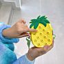 Cute Fruit Stress Relief Kids Toy Bag Cartoon Silicone Baby Purse Cartoon Mini Messenger Bag Baby Bag