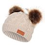 Cute Pompom Knitted Baby Beanie Hats Pom for Children