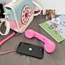 Cute Telephone Pu Leather Mini Purses Crossbody Bag Lady Shoulder Messenger Bag