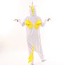 Cute White and Yellow Unicorn Adult Pajamas Cartoonanimal Kids Christmas Onesie with Good Price