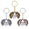 Daily Gift Souvenir Alloy Keychain Openable Silver Gold Sun Flower Keychain You Are My Sunshine Sunflower Keychain