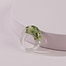 Dainty Acrylic Dry Daisy Ring Transparent Resin Acrylic Floral Flower Sunflower Ring