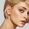Dainty Cubic Zirconia Rhinestone Colored Stone Micro Multicolor Stud Earrings