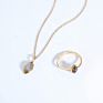 Dainty Gold Gemstone Jewellery Sterling Silver Marquise Labradorite Ring