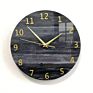 Decorative Handmade Modern round White Marble Wall Clock for Office or Home
