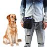Denim Pet Treat Pouch with Clip and Belt Dog Treat Pouch Bag