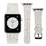 Design Leather Band for Apple Watch 40Mm 44Mm 38Mm 42Mm Shiny Glitter Watch Strap for Iwatch Series 7 6 5 4 3