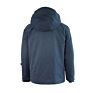 Design Navy Long Sleeve Men Jacket Polyester Stand Collar Zipper plus Jackets for Men Bonded Hood Safari Coats