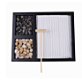 Design Resin Zen Sand Garden with Rock Kit for Tabletop Decoration Gift Souvenir Light Luxury