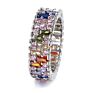 Design Women Wedding Engagement Flower Shaped Rings with Diamonds