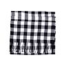 Designer Women Large Oversized Pashmina Buffalo Plaid Scarf Faux Cashmere Warm Scarf with Tassel