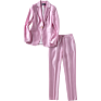 Direct Sell Simple Pant Suit 2 Piece Suit Set for Women Blazer and Trouser Office Lady Style