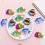 Direct Selling Promotional Eraser Rubber 3D Fish Shape Kids Novelty Gifts Cute Eraser Set Cartoon Erasers