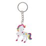 Diy Cute Fairytale Pvc Unicorn Keychain Multi-Style Horse Key Rings Holder Alloy Key Chain for Woman Girls Gift Jewelry