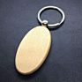 Diy Gifts Handmade Keychain Wooden Key Tag with Split Ring Key Chain