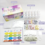 Diy Set Handmade Tie-Dye 18/32 Colors Non-Toxic Party Kid Supplies Set Tie Dye Paint Set for Kids Tie Dye Kit