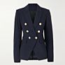 Double Breasted Blazer Women Blazer Bodycon Romper Women Deep V Breasted Coat Blazer Long Sleeve Women
