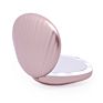 Double Side Shell Compact Led Makeup Pocket Lighted Makeup Mirror with Power Bank