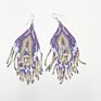 Dream Catcher Bead Earrings Dangle for Women"Japan Seed Bead" Girls Hypoallergenic Beaded Native American