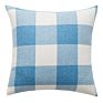 Drop Shipping Nordic Sofa Art Linen Yarn-Dyed Large Lattice Cushion Cover Pillowcase