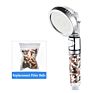 Dropship 3-Function Spa Switch On/Off Button High Pressure Anion with Filter Bath Water Saving Stainless Steel Shower Head