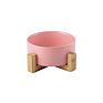 Durable Ceramic Pet Dog Bowl Marble Feeder Bowls for Dogs and Cats round Pet Ceramic Feeder Dog Food Bowl