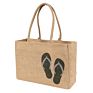 Durable Handle Jute-Bags- Home Jute Market Tote Bag with Rainbow Print