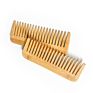 Eco-Friendly Biodegradable 100% Nandmade Natural Bamboo Wooden Wide Tooth Hair Comb