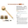 Eco-Friendly Natural Bamboo Dish Brush Wooden Dish Brush Sisal Bristle Dish Cleaning Brush