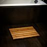 Eco-Friendly Natural Rectangle Bamboo Bathroom Bathtub Mat