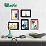 Eco-Friendly Six Pictures Photo Frames Attracted on the Fridge