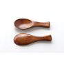 Eco Friendly Wood Mini Short Handle Wooden Spoon Salt Sugar Spices Tea Measuring Wooden Scoop