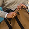 Eg0053 Waterproof Cotton Canvas Travel Garment Bag with Shoe Pocket