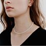 Eico Women Pearls Charms Necklace Choker Jewelry Pearl Collar Necklace