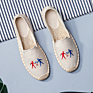 Embroidery Canvas Espadrilles