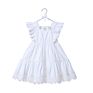 Embroidery Flower Girls Unicorn Dress for 5-8 Years Old