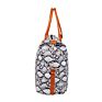 Embroidery Weekender Bag Customized Canvas Monogrammed Snakeskin Print Travel Duffle Bag with Pad