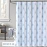 European Pattern Print Waterproof Shower Curtain, Elegant Rust Resistant Green Shower Curtain Boho for Bathroom/