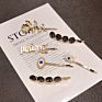 European Style Hair Accessories Gothic Style Retro Rose Hairpins Girls Evil Eyes Alloy Hair Pin