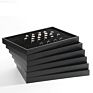 Fashionable Black Pu Frame Jewellery Tray Display for Jewelry Shop Home Use Accessories Storage like Earrings Rings Watches Etc.