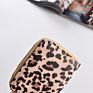 Fashionable Leopard Animal Designer Zipper Coin Purses Card Holder Short Wallet Zip around Women Leather Wallet